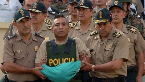 Shining Path leader Comrade Artemio was arrest in February