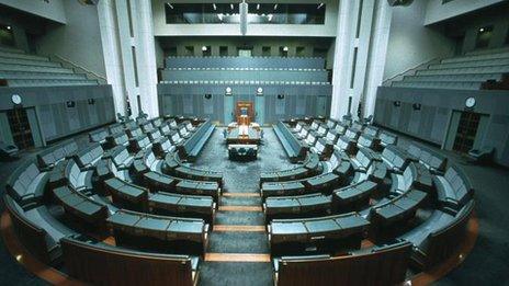 File photo Australia senate