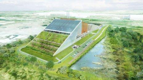 Proposed waste plant at Llanwern