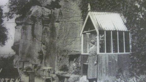 The Martindale Caves site in the 1930s (pic: National Trust)