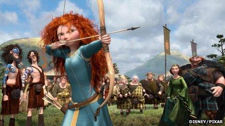 Still from new Pixar film Brave. Pic: Disney/Pixar