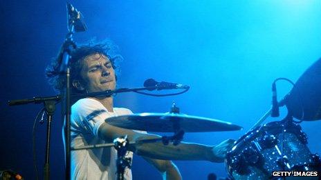 Gotye playing in concert