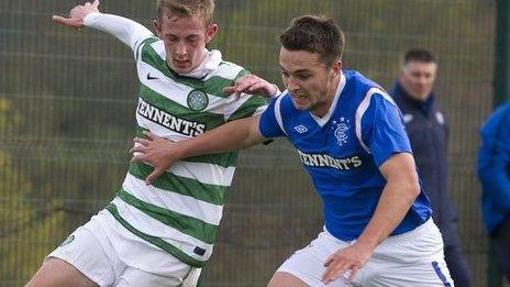 Chris Hegarty (right) is in Rangers' squad