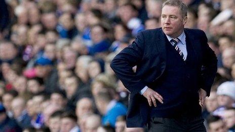 Rangers manager Ally McCoist