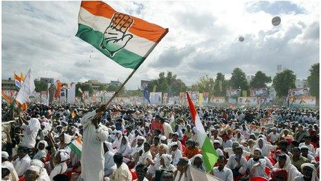 File picture of Congress election rally