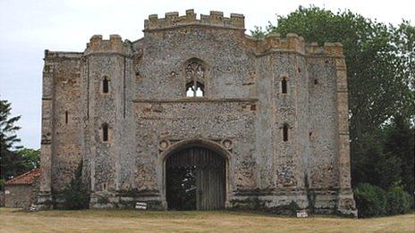 Pentney Priory gatehouse