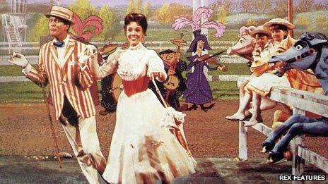 Scene from Mary Poppins