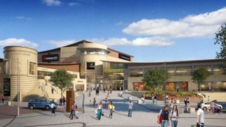 Artist's impression of new cinema - image courtesy Ashfield Land