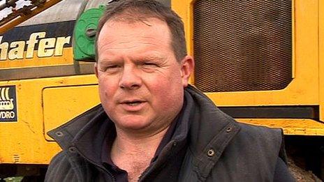 Goole farmer Ian Backhouse said farmers could also find themselves facing lower prices for animal feed