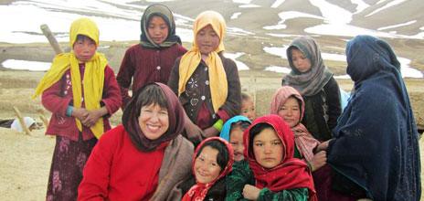 Lyse Doucet in Afghanistan