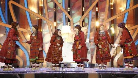 Russian grannies set their sights on Eurovision win.