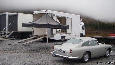 Skyfall film set. Pic: SAIS Glencoe