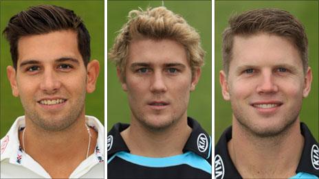 Jade Dernbach, Rory Hamilton-Brown and Stuart Meaker