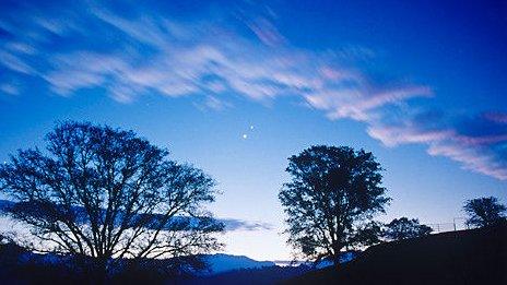 Venus/Jupiter conjunction, November 2004