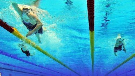 Rebecca Adlington (left) and Keri-Anne Payne