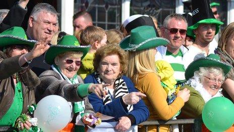 St Patrick's Parade in Birmingham