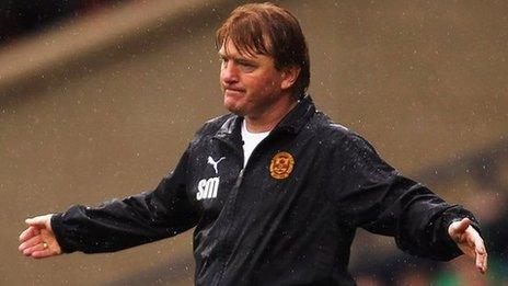 Motherwell manager Stuart McCall