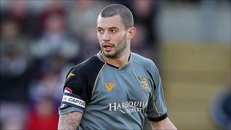 Port Vale captain Marc Richards