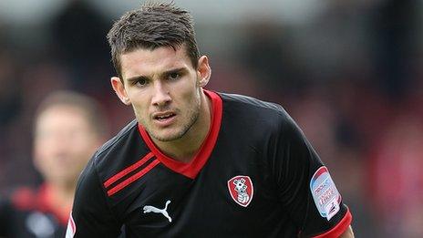 Rotherham United winger Gareth Evans