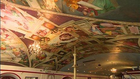 restaurant ceiling