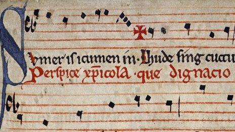 Original manuscript for Sumer Is Icumen In