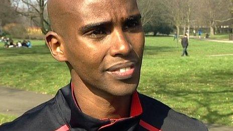 GB athlete Mo Farah