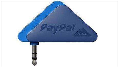 Paypal credit card reader