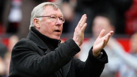 Manchester United manager Sir Alex Ferguson