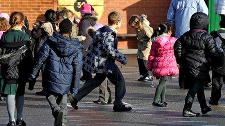 children in playground