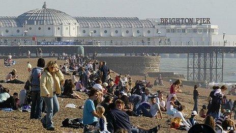 Brighton beach