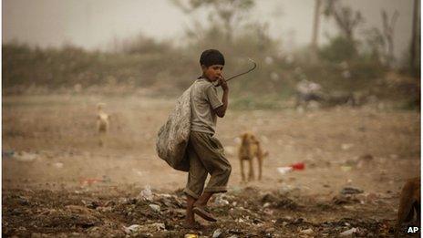 Rag picker in India