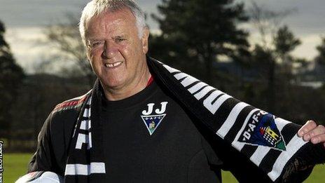 New Dunfermline manager Jim Jefferies