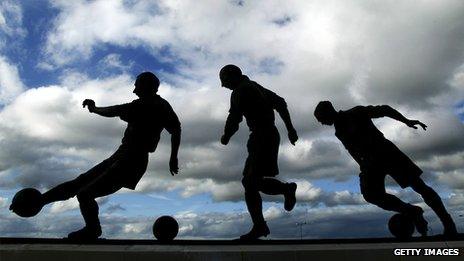 Stanley Matthews statue at Stoke City FC