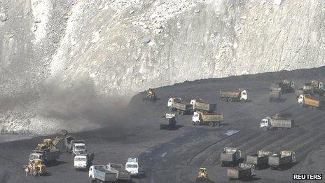 The Gevra coal mine in the central Indian state of Chhattisgarh