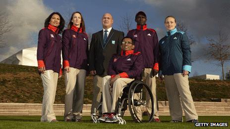 The Games Maker uniform that will be worn by about 70,000 volunteers and 6,000 Locog staff and the technical officials uniform which will be worn by about 4,500 Technical Officials