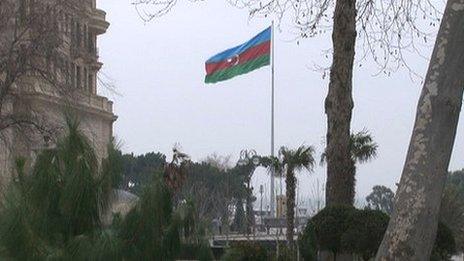 General view of the Azeri capital, Baku