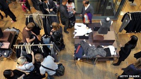 Japanese shoppers