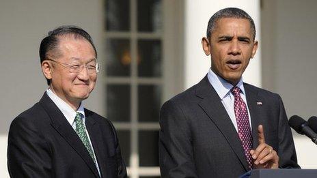 Dr Yim Jong Kim and President Obama