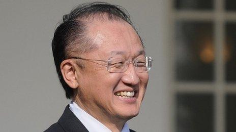 Jim Yong Kim at the White House on 23 March 2012