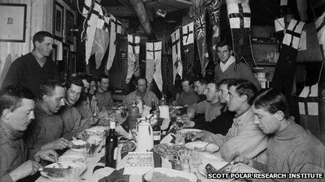 Captain Scott's birthday dinner, June 1911