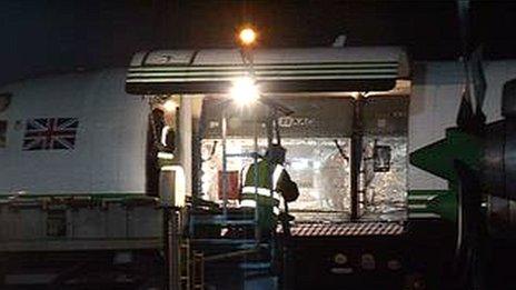 Mail and newspaper plane