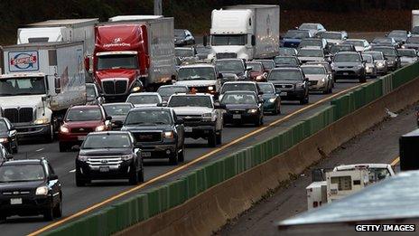 The Capital Beltway, near McClean, Virginia