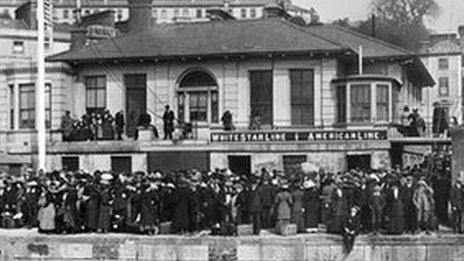 Queenstown port - the last point of the Titanic.