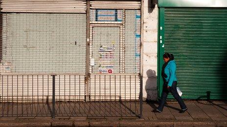 Empty shops