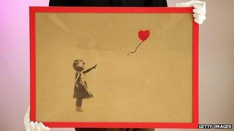 Girl and Balloon by Banksy