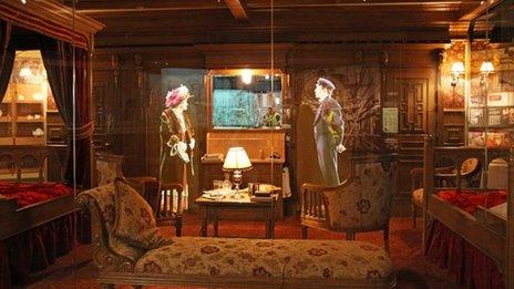 The splendour of a first class cabin recreated