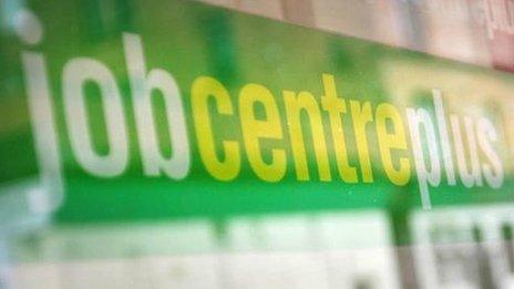 job centre sign