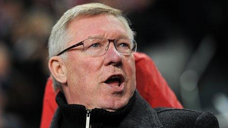 Manchester United manager Sir Alex Ferguson