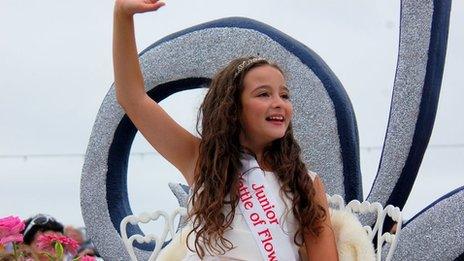 Miss Junior Battle of Flowers 2011 Jessica Burby