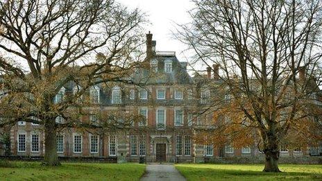 Outside view of Kinmel Hall